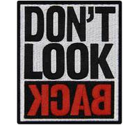 EmbTao No mires atrás Parche Bordado de Aplicación con Plancha