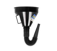 WOLFPACK LINEA PROFESIONAL Embudo Boca Ancha Ø 145 mm.Con Prolongador Flexible y Filtro Metalico. Embudo gasoil, embudo gasolina, embudo combustible