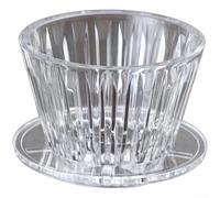 Embudo Café Acrílico 9.8cm Filtro Drip Coffee(Transparent)