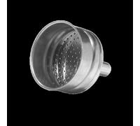 Cecotec Accesorio Cafetera Italiana Piccolina Funnel 2. Embudo de Aluminio para Cafeteras Italianas, Facilita Uso, Extracción Óptima, Asegura Cantidad Justa, Calidad sin Comprometer, Sabor Tradicional