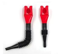 Embudo cuadrado de plástico para reabastecimiento de aceite y líquidos con diseño compacto fácil de limpiar, que se adapta bien en espacios reducidos para mayor comodidad (rojo)