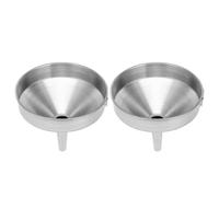 Embudo de Acero Inoxidable, Embudo de Cocina Grueso de Grado Alimenticio Grande para Uso en La Cocina, Botellas de Llenado, Frasco para Cocinar (15cm-2Pcs)