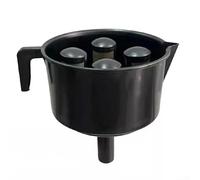 Embudo de acero inoxidable utilizado para la separación de aceite y agua durante procedimientos de transferencia y almacenamiento de combustible diésel y queroseno (4 filtros)