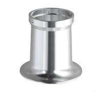 Embudo de aire de aleación CNC de alta resistencia para PWK PE VM 21 24 26 mm, trompeta de admisión de carburador de ajuste directo (plata)