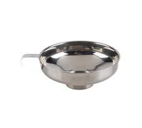 Embudo de boca ancha de acero inoxidable, herramienta de cocina de primera calidad para tarros de conservas y transferencia de alimentos, duradero, resistente al óxido, fácil de (Tamaño pequeño)