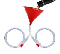 Embudo de cerveza - Kit de chugging para con tubos sin torceduras, control de válvula extralarga de alto caudal, diseño a prueba de fugas para de solteros