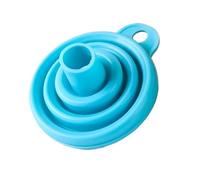 Embudo de cocina plegable de silicona flexible, fácil de guardar, for líquidos, aceites, miel y artículos esenciales for el hogar.(Blue)