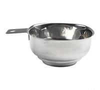 Embudo de conservas de boca ancha de acero inoxidable para uso en cocina, embudo multiusos para tarros, botellas, granos de café, aceite, juego grande y pequeño (pequeño)