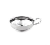 Embudo de conservas de boca ancha de acero inoxidable para uso en cocina para transferir alimentos y líquidos a tarros y botellas con mango de agarre cómodo (pequeño)