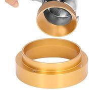 Embudo De Dosificación De Café De Acero Inoxidable 304 De 51/53/58mm, Anillos De Dosificación, Accesorios De Piezas De Cafetera De Portafiltro Sin Fondo Compatible(53mm-Oro)