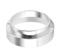 Embudo de dosificación de espresso de 53 mm, anillos de dosificación de polvo de café de aluminio Anillo de dosificación de café Embudo de portafiltro Embudo de máquina(Astilla)