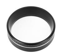 Embudo de dosificación magnético para café, anillo de dosificación de polvo de café anti-salpicaduras de aleación de aluminio con imán de malla de succión para portafiltro de (58MM)