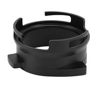 Embudo de dosificación para portafiltro de café de 54 mm, embudo de dosificación giratorio de aleación de aluminio para Express Pro Touch, Bambino Plus; accesorio (Negra)