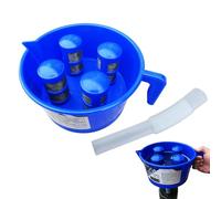 Embudo de filtro separador de agua y aceite con 4 filtros para diésel de gasolina embudo de filtración multiusos para líquidos combustibles limpios