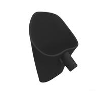 Embudo de harina de boca ancha de silicona para licuadoras y cuencos para mezclar para evitar salpicaduras durante tareas de horneado y cocción (negro)