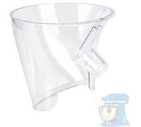 Embudo de harina para batidora de pie KitchenAid, canal de vertido