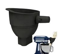Embudo de Harina para Batidora de Pie - Silicona Antiderrame Vertido Suave | Canal Vertedor Harina Batidora Amasadora Cocina - para Repostería Aficionados Cocina Casera y Panaderos