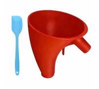 Embudo de Harina para Batidora KitchenAid, Juego de Embudos de Plástico de Grado Alimentario para Tazones de 4.5-5 Qt, Conector de Vertido Fácil para la Cocina, Accesorio Ideal para Repostería