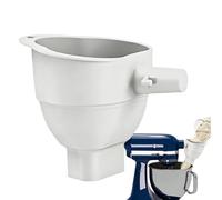 Embudo de harina para máquinas de cocina de silicona | Accesorio de tobogán de harina para procesadores de alimentos y agitadores para avanzados, entusiastas, cocineros