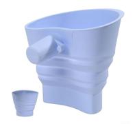 Embudo de Harina Silicona 14cm Anti-Derrames para Batidora(Blue version (length+2cm))