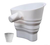Embudo de Harina Silicona 14cm Anti-Derrames para Batidora(White version (length+2cm))