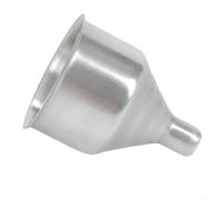 Embudo de petaca de acero inoxidable compatible con la mayoría de los modelos de petaca utilizados para bebidas alcohólicas y almacenamiento de líquidos culinarios (L)