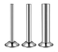 Embudo de relleno de salchichas de acero inoxidable para picadoras de carne tamaño 5, paquete de 3 kits reutilizables de embutidos con tamaños versátiles, apto para lavavajillas