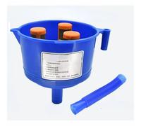 Embudo de separación de aceite y agua: herramienta de repuesto de filtro de combustible multifiltro for gasolina y queroseno(Three filter element)