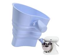 Embudo De Silicona Para Harina - Fácil De Verter, Seguro Para Lavavajillas, Larga, Alimentar,Accesorio Para Embudo Harina Para Stand Mixer,Para Azúcar, Avena, Miel, Yogur,