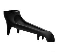 Embudo de silicona para máquina de café, escurridor de guía de tanque de agua, fácil de llenar, negro, gris, accesorio portátil seguro para cafetera (negro)