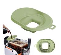 Embudo de silicona para máquina de granizado Ninja FS301EU y NC300EU NC501EU NC701EU Creami, sin BPA, protección contra salpicaduras, amplia boca plegable, embudo de cocina para ninja, accesorios