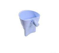 Embudo de silicona plegable para batidora KSM150 - Ayuda de llenado sin obstrucciones con diseño de boca ancha como protección contra salpicaduras para accesorios de batidora (azul)