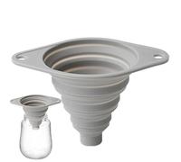 Embudo doméstico - 4,7x3,5x0,6 pulgadas, embudo de silicona de alimenticio, plegable | Embudos plegables de ancha para, vino, harina, embudos de cocina flexibles para cocinar, taller