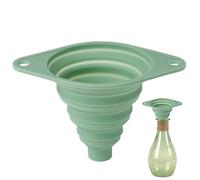 Embudo doméstico - 4,7x3,5x0,6 pulgadas, embudo de silicona de alimenticio, plegable | Embudos plegables de ancha para, vino, harina, embudos de cocina flexibles para cocinar, taller