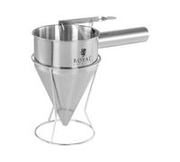 Embudo dosificador - 1,2 L - Acero inoxidable - boquilla: 8 mm | Royal Catering