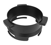 Embudo dosificador de café de 54 mm, accesorios de café espresso, anillo dosificador de metal de aluminio para portafiltro Sage Breville, color negro, manos libres