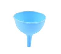 Embudo Embudo de silicona gran diámetro, separador filtro for botellas, recipiente for aceite, herramienta envasado vacío, tamaño S/M/L(M Blue)