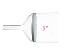 Embudo filtrante Buchner de vidrio de borosilicato con disco fritado - Tamaño de poro G1 0,05-0,07 mm for filtración de laboratorio(5000ml)