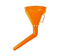 Embudo flexible, embudo largo - Embudo grande de boca ancha con filtro - Embudo de fluido de transmisión, embudo de tanque de aceite automotriz naranja para agua, transmisión, cambio de aceite