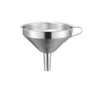 Embudo metálico de acero inoxidable, Embudo de aceite de vino de acero inoxidable 304 con filtro de malla desmontable Vástago en forma de corazón 11-18 cm(11CM)