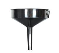 Embudo metálico de acero inoxidable, Embudo de acero inoxidable con filtro desmontable de boca ancha for enlatar cocina(16cm)