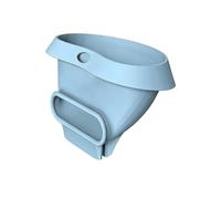 Embudo para batidora, 16 x 11,1 cm, herramienta para hornear de silicona a prueba de salpicaduras, silicona apta para lavavajillas, 125 g, fácil de retirar, accesorio sin residuos para batidora de pie