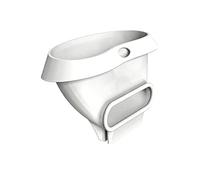 Embudo para Batidora de Pie | Herramienta de Silicona para Hornear a Prueba de Salpicaduras | para Harina - Para Batidora de Pie con Cabezal Abatible de 4.5 y 5 Cuartos