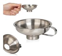 Embudo para botellas de acero inoxidable, embudo de cocina y llenado de acero inoxidable (10,5 cm)