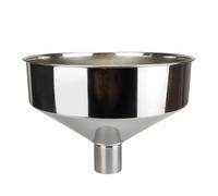 Embudo para conservas, embudo de acero inoxidable, cocina fácil de limpiar de 7, 9 pulgadas con puertos de 1, 7 pulgadas para uso en cocina, aceite, soja, leche