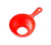 Embudo para conservas, Embudo de boca ancha acero inoxidable for cocina, mermelada, aderezo for ensalada, aceite vino, accesorio dispositivo grande multifunción(PP red)