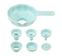 Embudo para Conservas,Filtro Multifuncional con Colador y Ancha Grande - Embudo de Botellas de Agua,Para Comida Cocinar Granos Harina Vertido Bolsas Vino Hogar