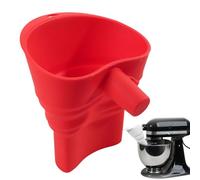 Embudo Para Harina De Batidora De Pie | Utensilios de Cocina de Silicona Plegables | Dispensador Reutilizable Para Avena | para Panaderos, Principiantes, Amantes de la Cocina, Azúcar, Cacao, Avena,