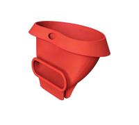 Embudo para licuadora, herramienta de cocción de silicona antisalpicaduras de 16 x 11,1 cm | Silicona lavable en lavavajillas 125 g, fijación fácil de verter sin residuos para batidora en base con