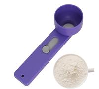 Embudo para Proteína en Polvo | Cuchara Medidora Ergonómica Pequeña | para Café Molido, Proteínas y Suplementos - para Viajar, Gimnasio, Hogar, Residencia Universitaria, Apartamento, Cocina, Suplement